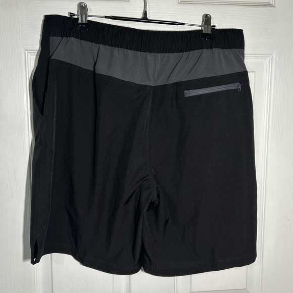 Speedo Men's Swim Trunk Tech Volley UPF 50+  Trunk Lined Size Large Black - Picture 5 of 12